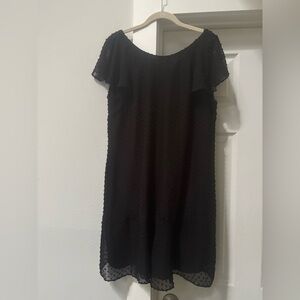 J. Crew Elegant Black Midi Dress